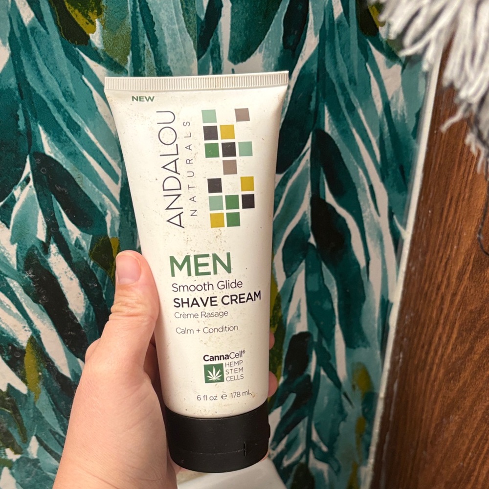 Andalou Naturals Men's Shave Cream 6 oz